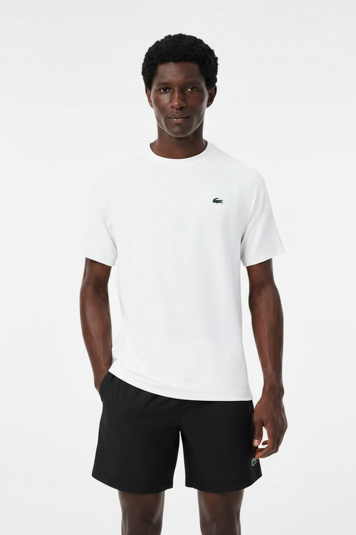 LACOSTE Completino Ultra Dry Maglietta e Pantaloncino Bianco/Nero