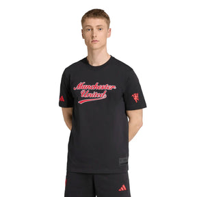 Adidas Completino Manchester United Uomo Nero Rosso