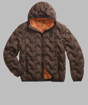 BLAUER Giubbotto Piery Piumino Invernale Con Cappuccio Marrone