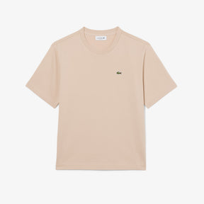 LACOSTE T-Shirt Basic Donna Beige