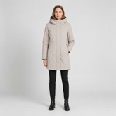 MORE Giubbotto Lungo Blossom Donna Panna