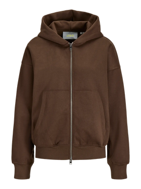 JJXX JXSOPHIA FELPA BOXY MARRONE DONNA