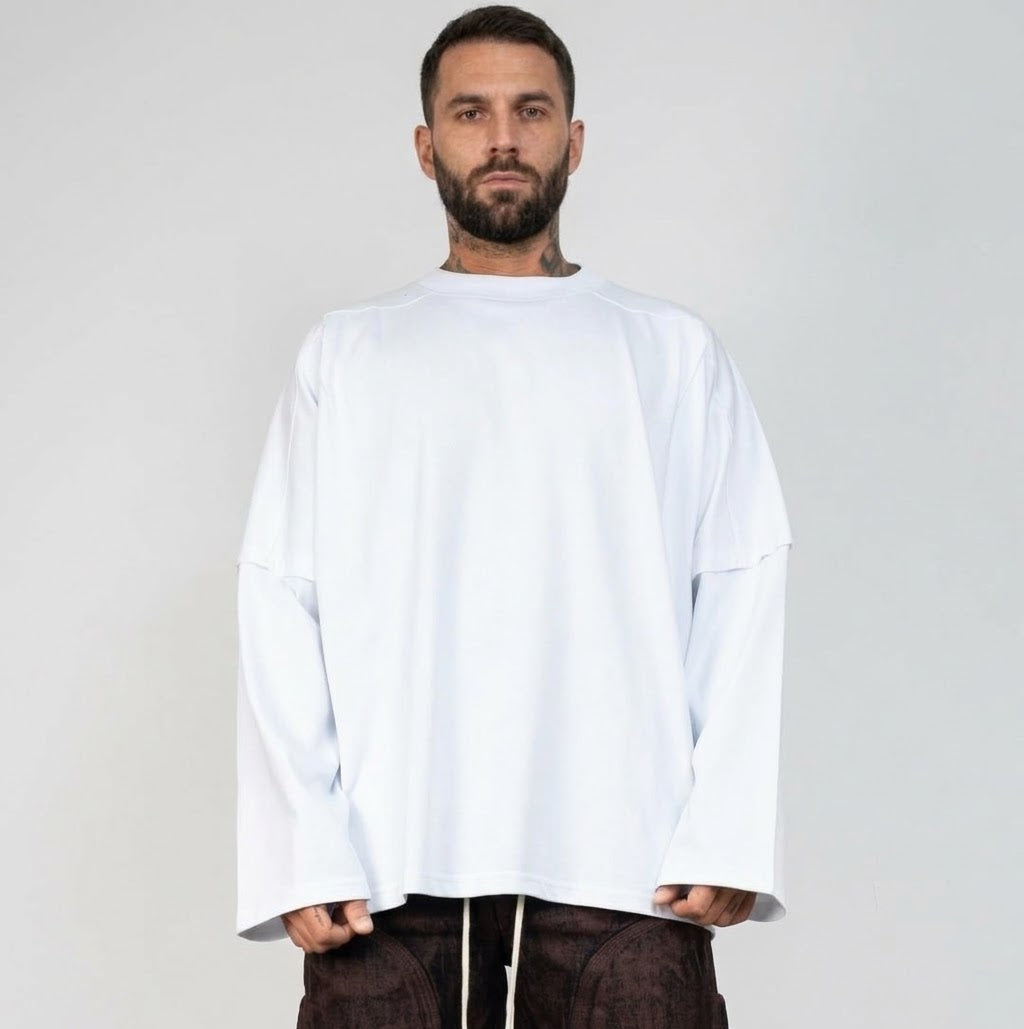 PRESENT DAY Shirt Dubbed Bodrum Bianco