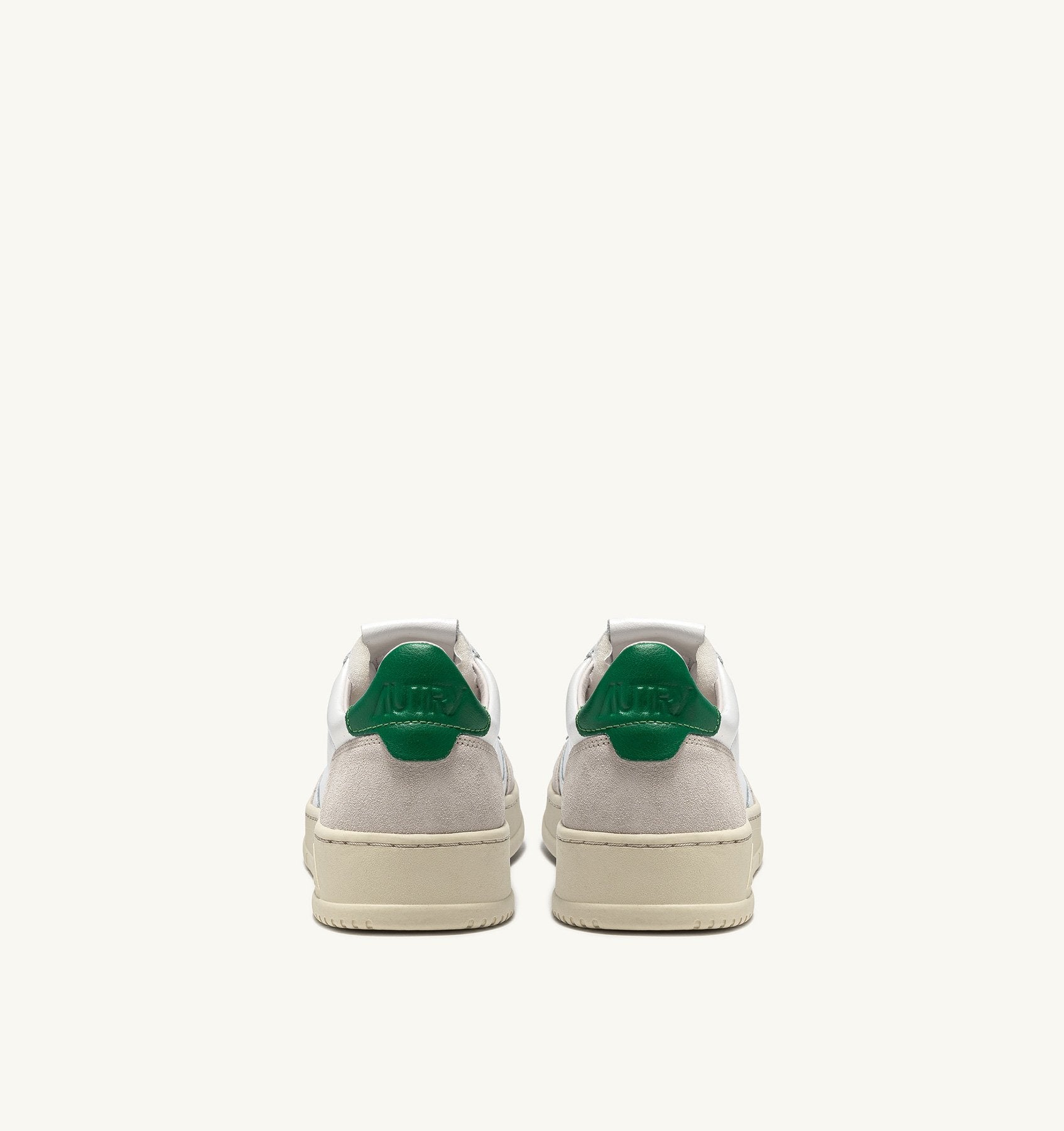 AUTRY Medialist In Pelle e Suede Talloncino Verde