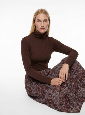 Tiffosi Murcia_2 Maglioncino Marrone Donna AW26