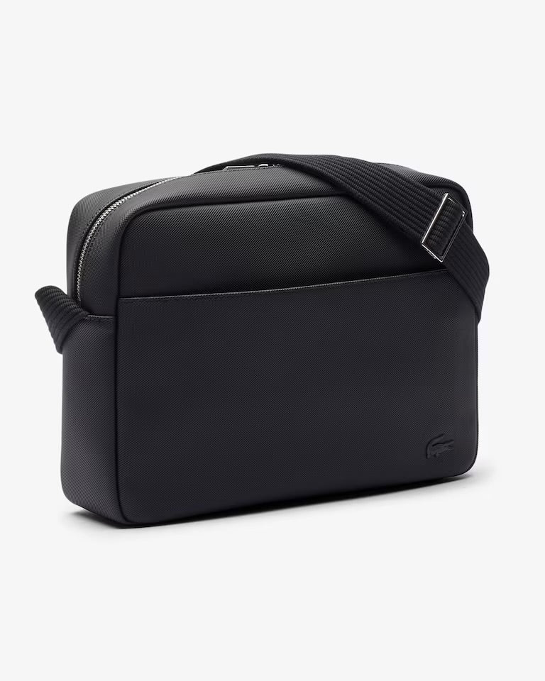 LACOSTE Borsa a Spalla Classica Da Uomo Nero