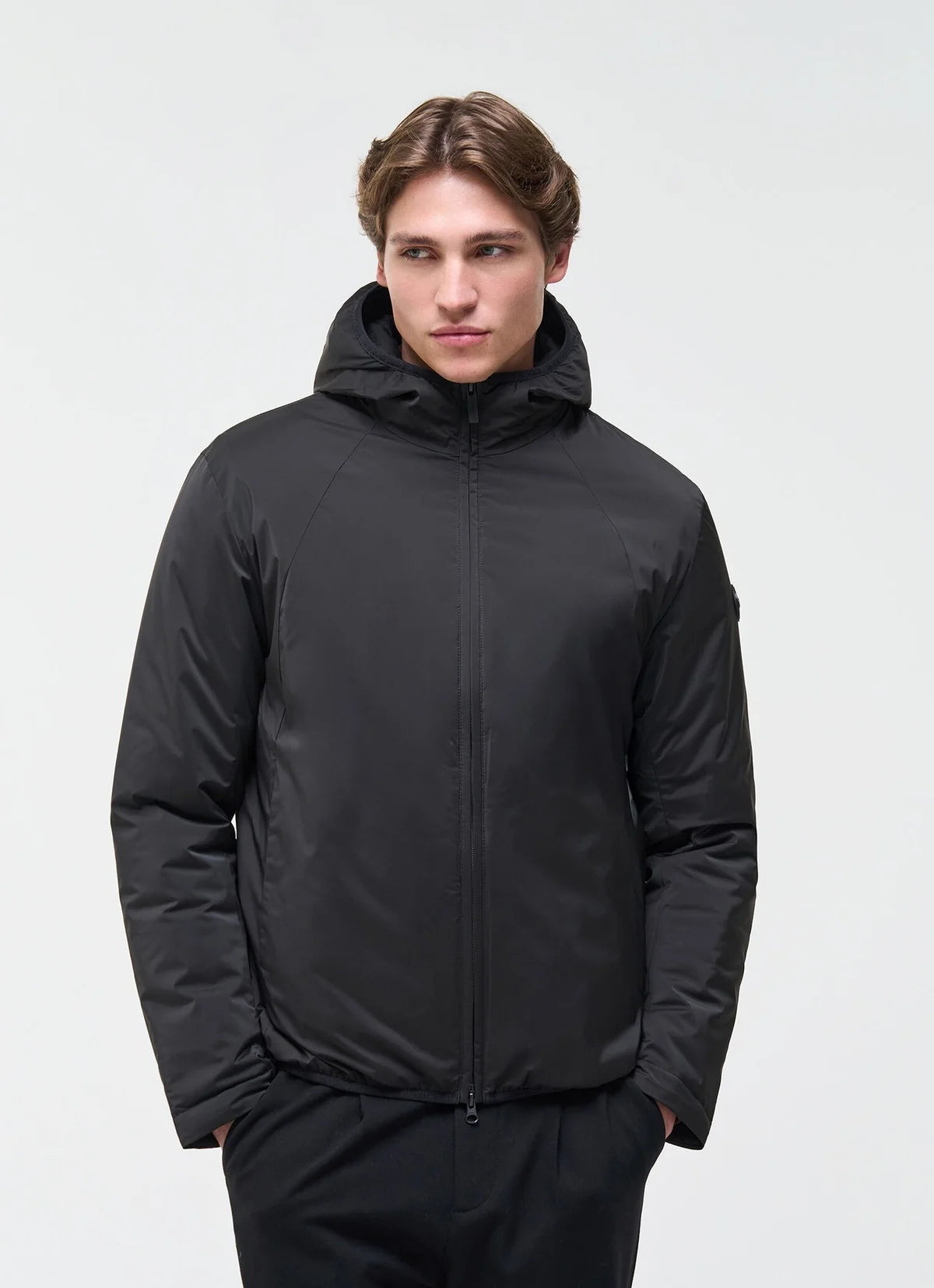 COLMAR Giubbotto In Tessuto Stretch Con Cappuccio Nero 26/27