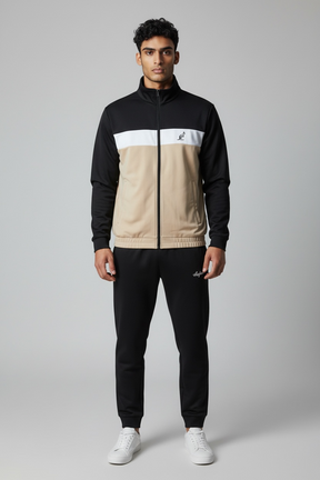 AUSTRALIAN TUTA HERITAGE IN FELPA ELAST Nera/Beige SS26