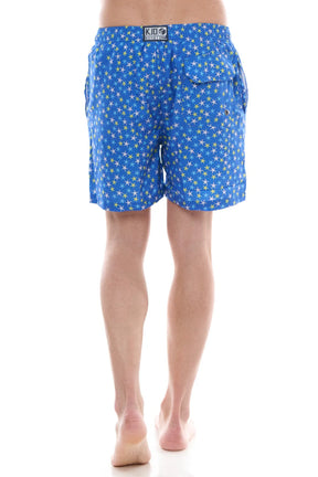KEYJEY Costume Mare Starfish Blu Elettrico