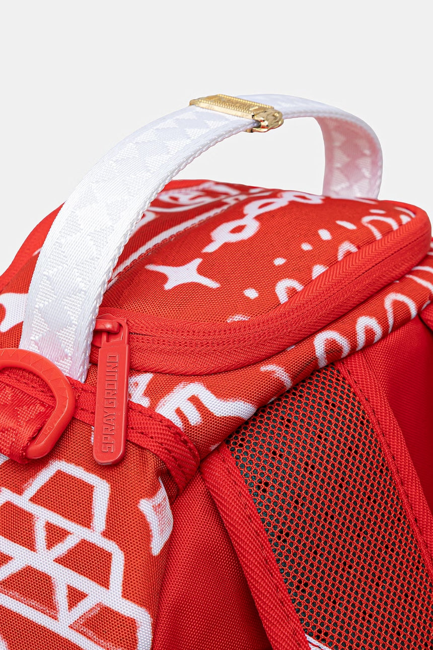 SPRAYGROUND Zaino Graffiti Wall Red Rosso/Bianco