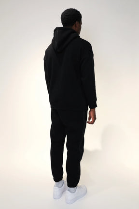 SOLDIER Tuta Felpata Con Cappuccio e Banda Laterale Nera