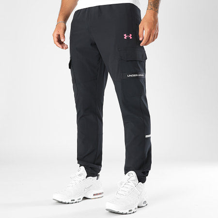 UNDER ARMOUR tuta in Microfibra nera