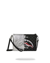 SPRAYGROUND Pochette/Tracolla SILVER SIDE DRIP Nero/Argento