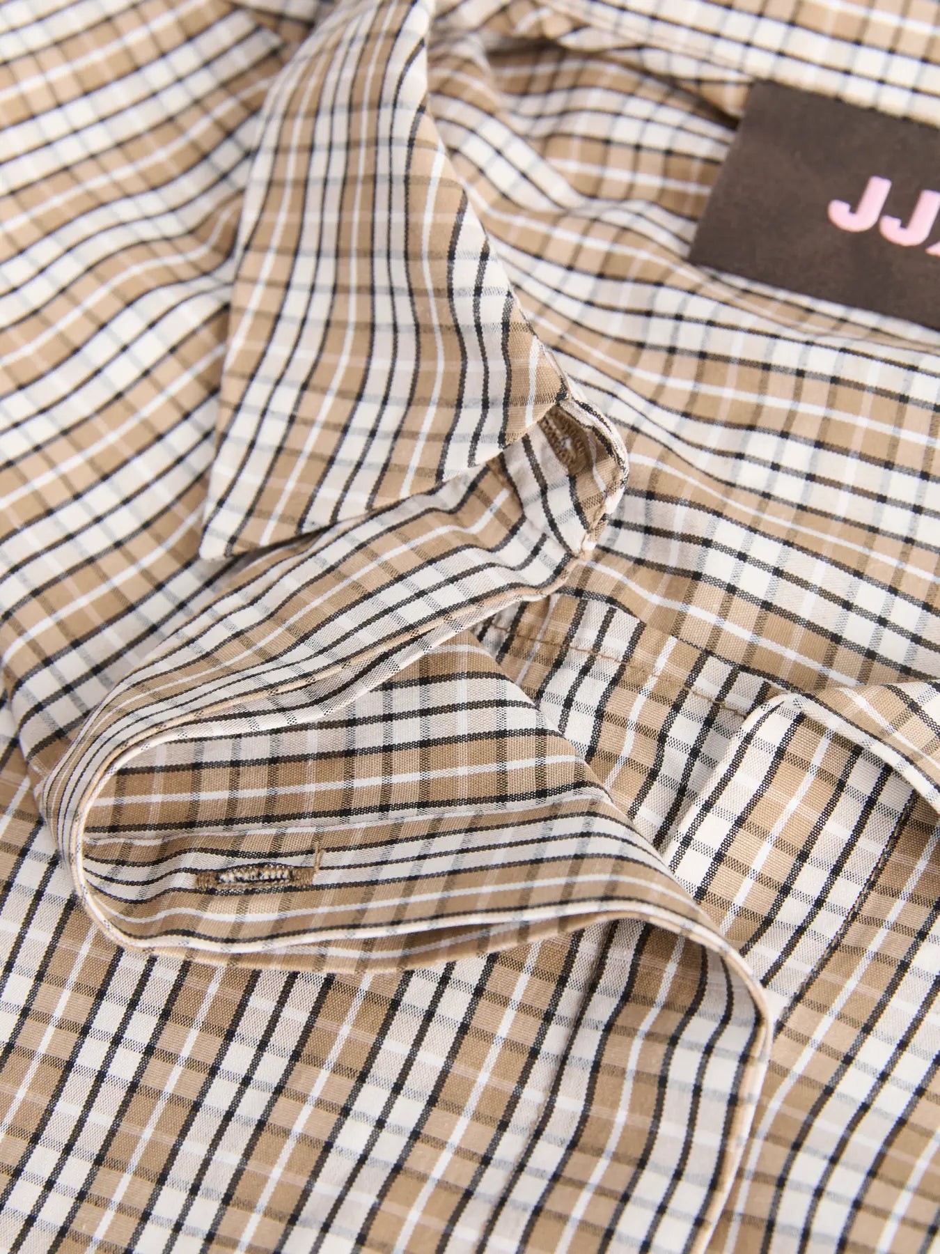 JJXX Donna Jxcaro Camicia A Quadri beige  AW26