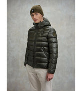 BLAUER Giubbotto Uomo Ovattato Invernale Fasciato Verde