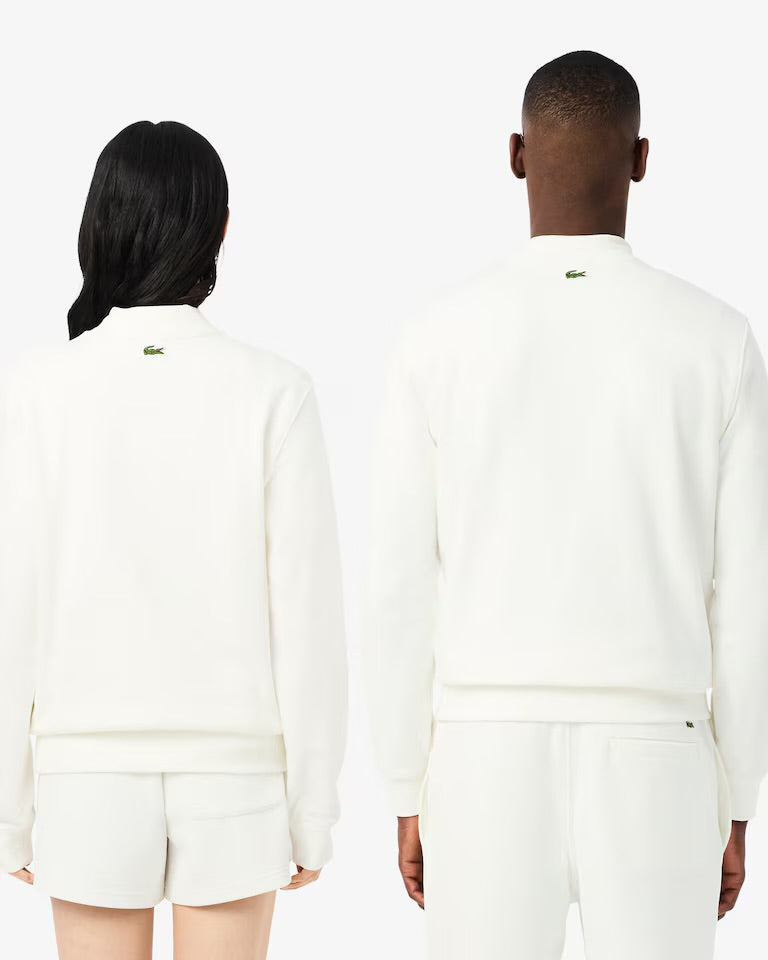 LACOSTE Felpa Girocollo Lacoste Paris Bianca