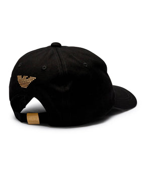 EA7 Cappello Nero/Oro Visiera Curva