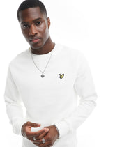LYLE&SCOTT Felpa Girocollo In Cotone Bianca
