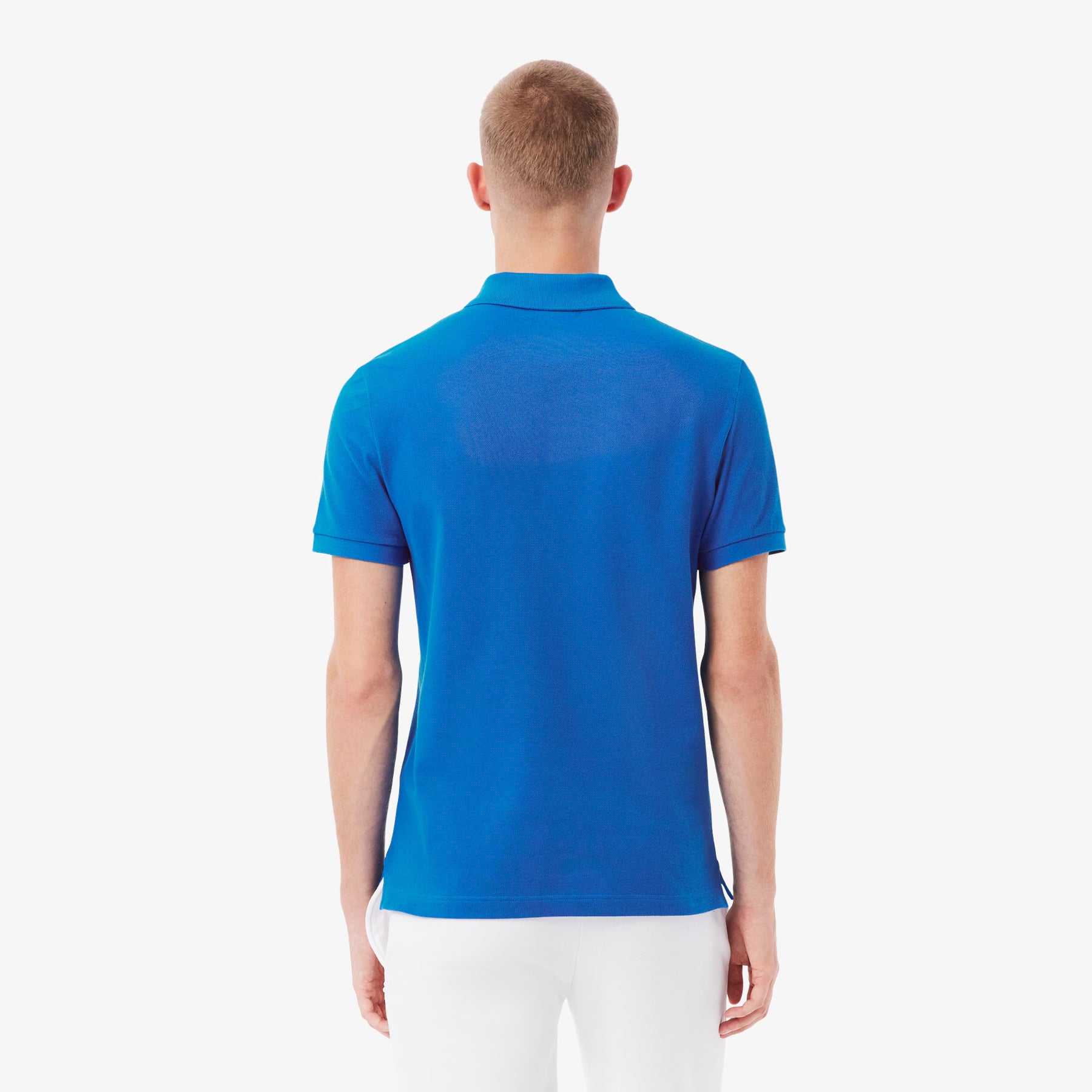 LACOSTE Polo Classic Fit In Piqué L.12.12 Blu Elettrico