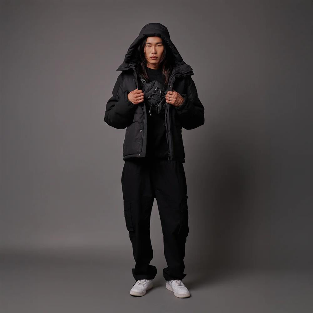 DOLLY NOIRE Giubbotto Invernale Con Cappuccio Nero