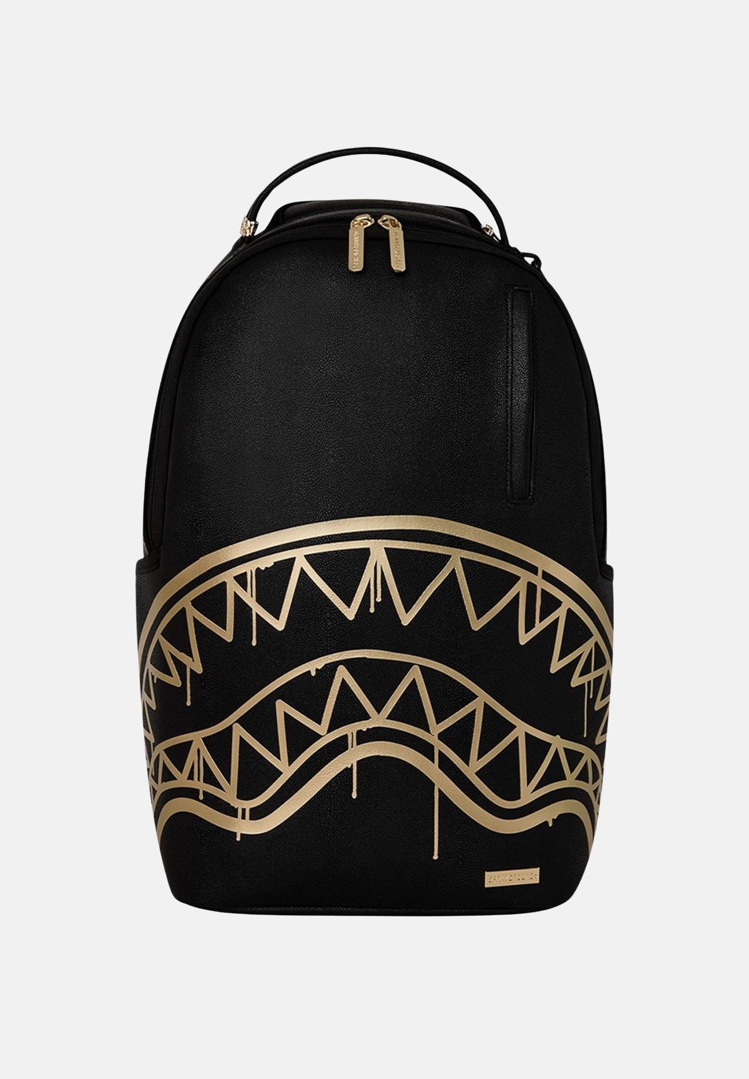 SPRAYGROUND Zaino That Gold Drap Nero/Oro