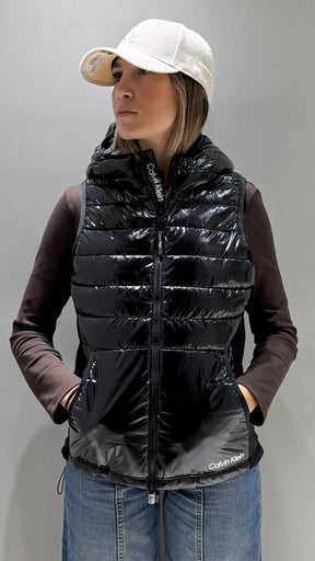 Giubbotto Smanicato Donna Calvin Klein Nero