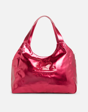 Sundek SUNDEK Borsa Da Mare Laminata Con Logo Bordeux - Borsa - Tommaseo Clothing