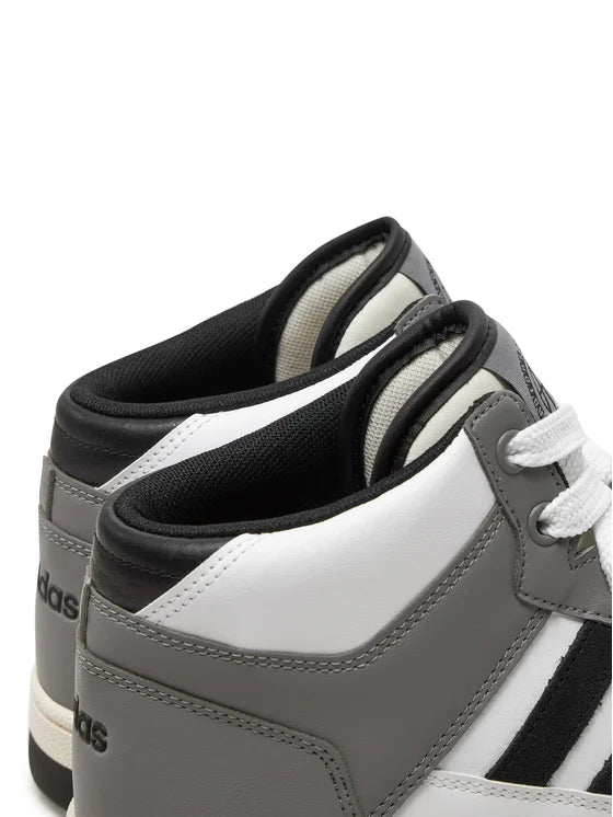 ADIDAS Rapid Court Mid Sneaker Uomo Alta Bianca/Grigia/Nera