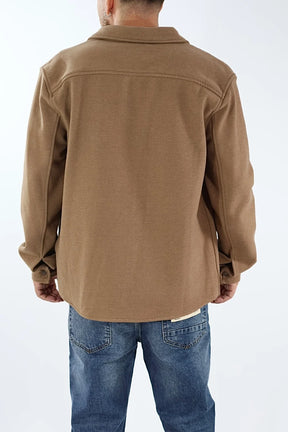 GIANNI LUPO Giacca OverShirt Con Tasconi Beige 26/27
