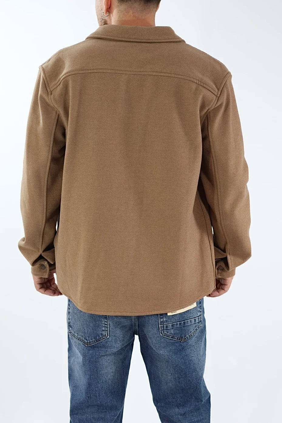 GIANNI LUPO Giacca OverShirt Con Tasconi Beige 26/27