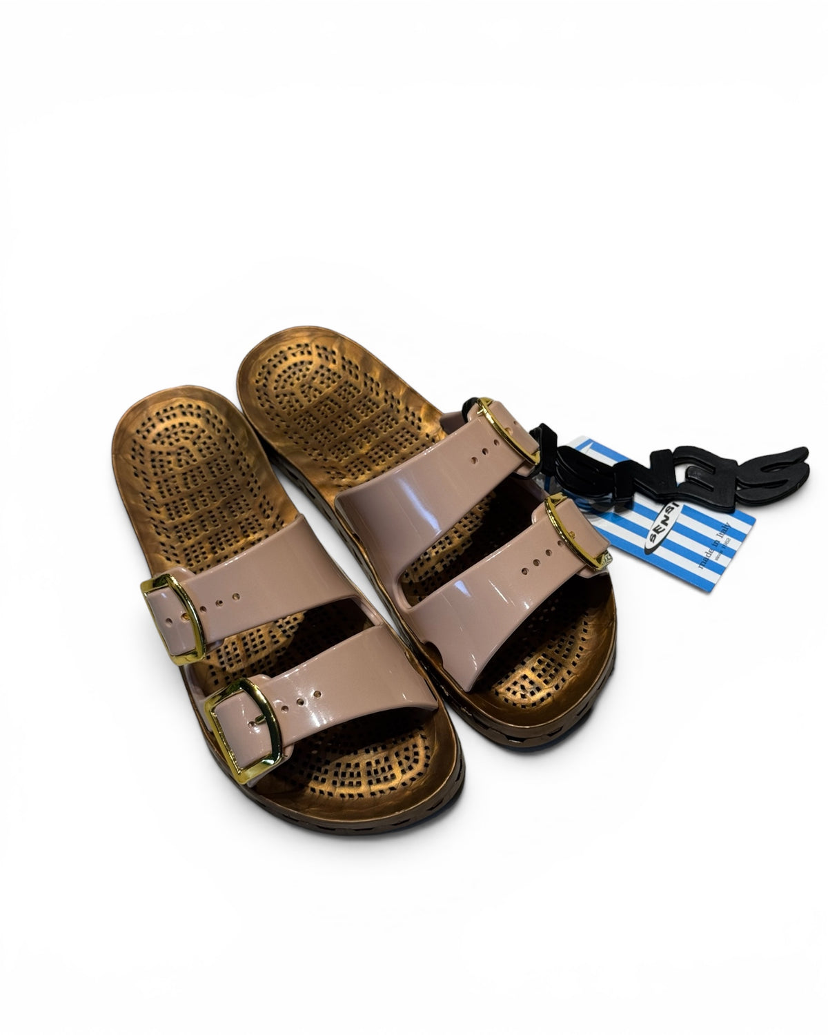 SENSI Ciabatta Suola Marrone PRESTIGIO Cipria