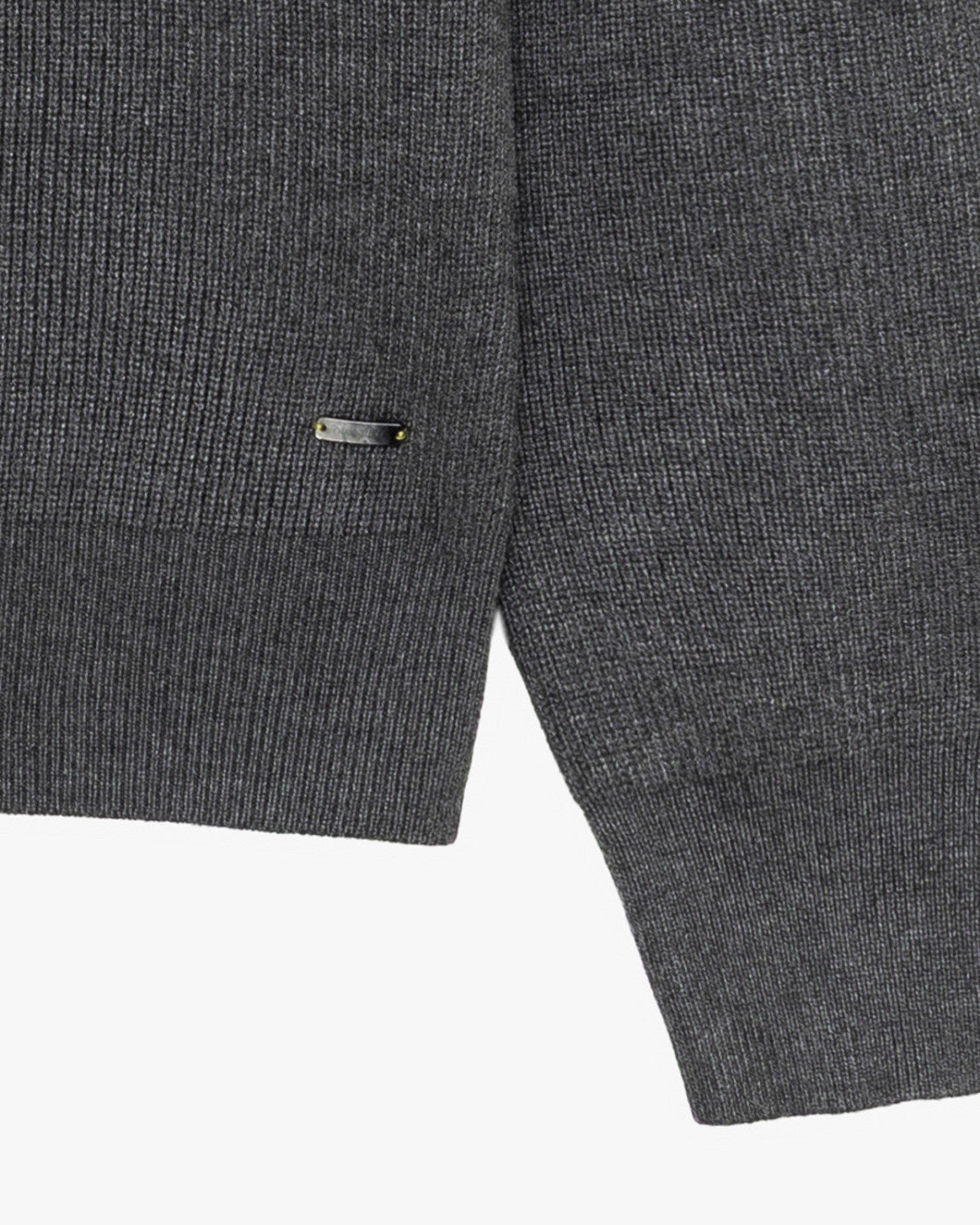 GIANNI LUPO Cardigan Con Collo a Imbuto e Zip Grigio