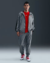 NIKE Tuta Completa Atletico Madrid In Microfibra Con Zip e Cappuccio Grigio