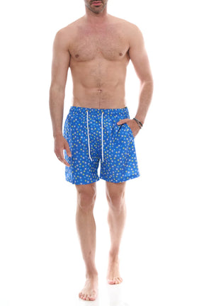 KEYJEY Costume Mare Starfish Blu Elettrico