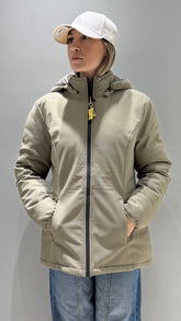 TREZ DONNA GIUBBOTTO LISCIO CORTO FANGO