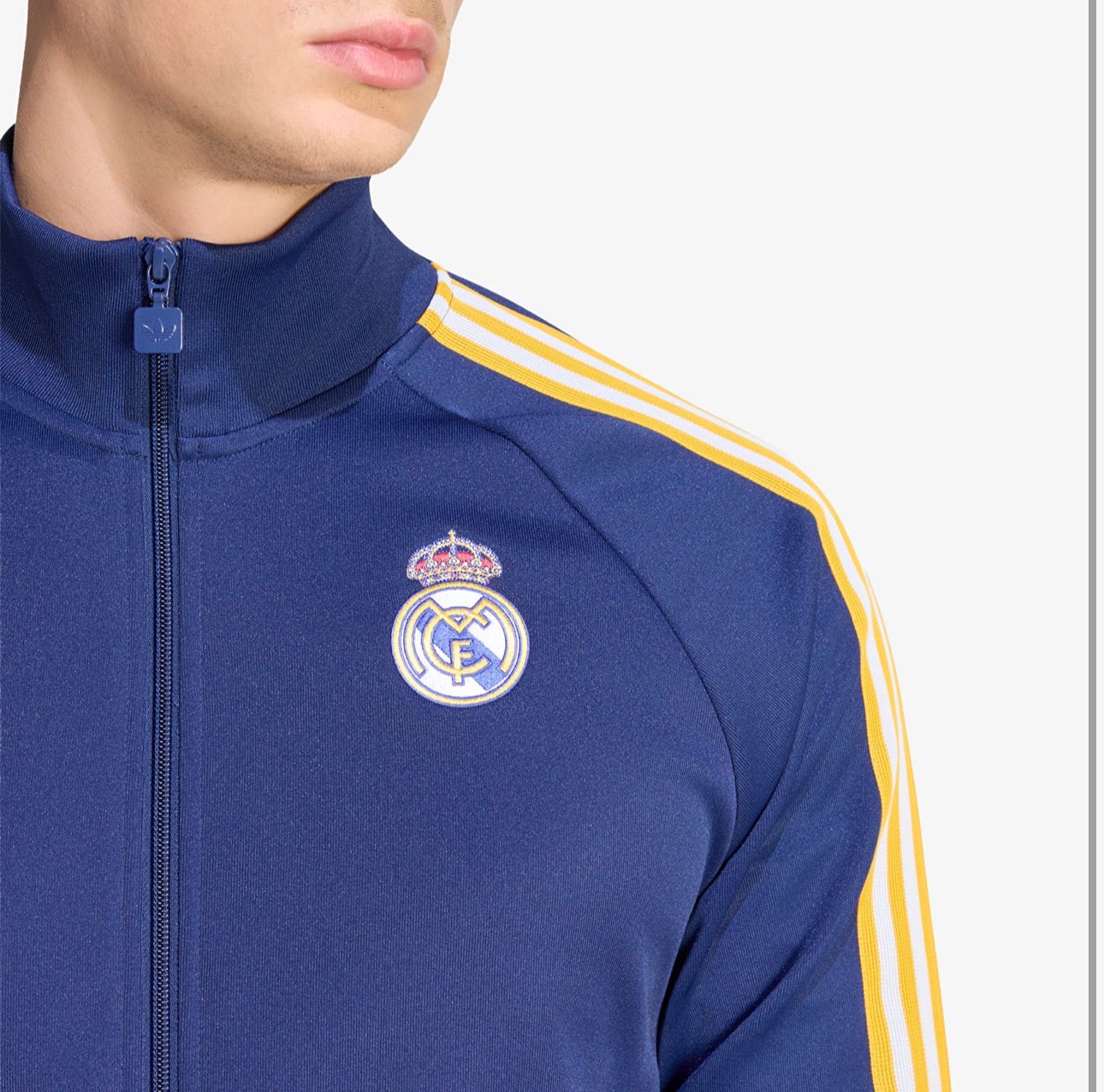 ADIDAS ORIGINALS Tuta Real Madrid Acetata Blu e Gialla