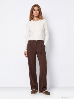 TIFFOSI TEDDY_B Pantalone classico Marrone Donna AW26 m