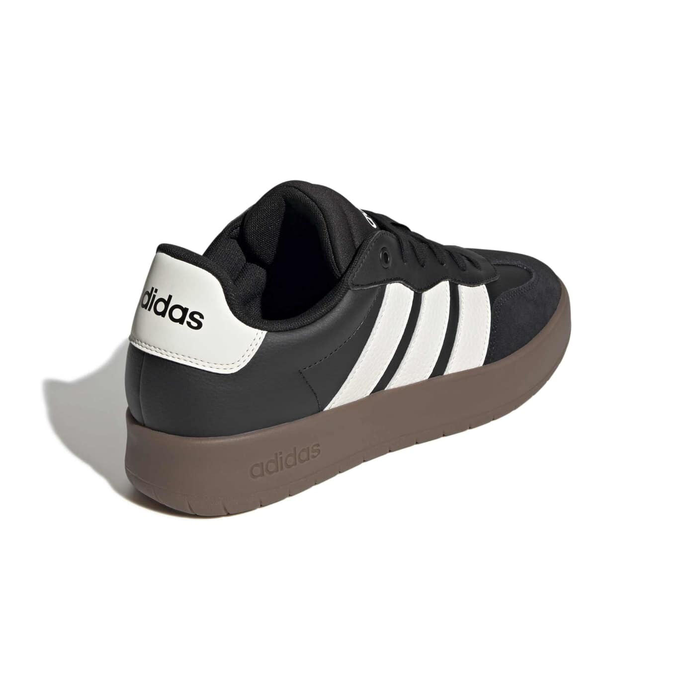 ADIDAS Sneaker Barreda XLG In Pelle Nera Suola Marrone