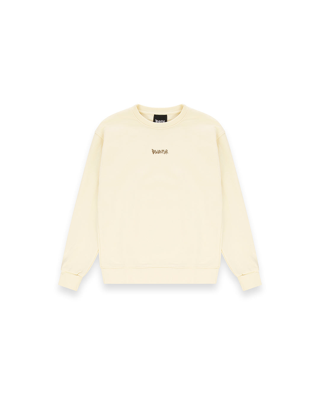 DISCLAIMER FELPA BEIGE SENZA CAPPUCCIO DONNA