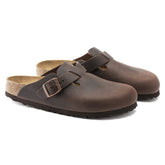 BIRKENSTOCK Boston Bs In Pelle Nabuk Habana