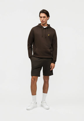 LYLE&SCOTT Felpa Con Cappuccio In Cotone Marrone
