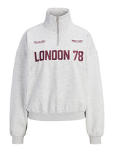 JJXX JXJANKA Felpa Con Mezza Zip Grigia donna AW26