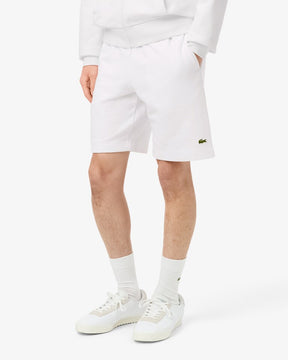 LACOSTE Pantaloncino In Cotone Basic Bianco