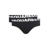 DSQUARED2 Bi-Pack Slip Fascia Alta Nero