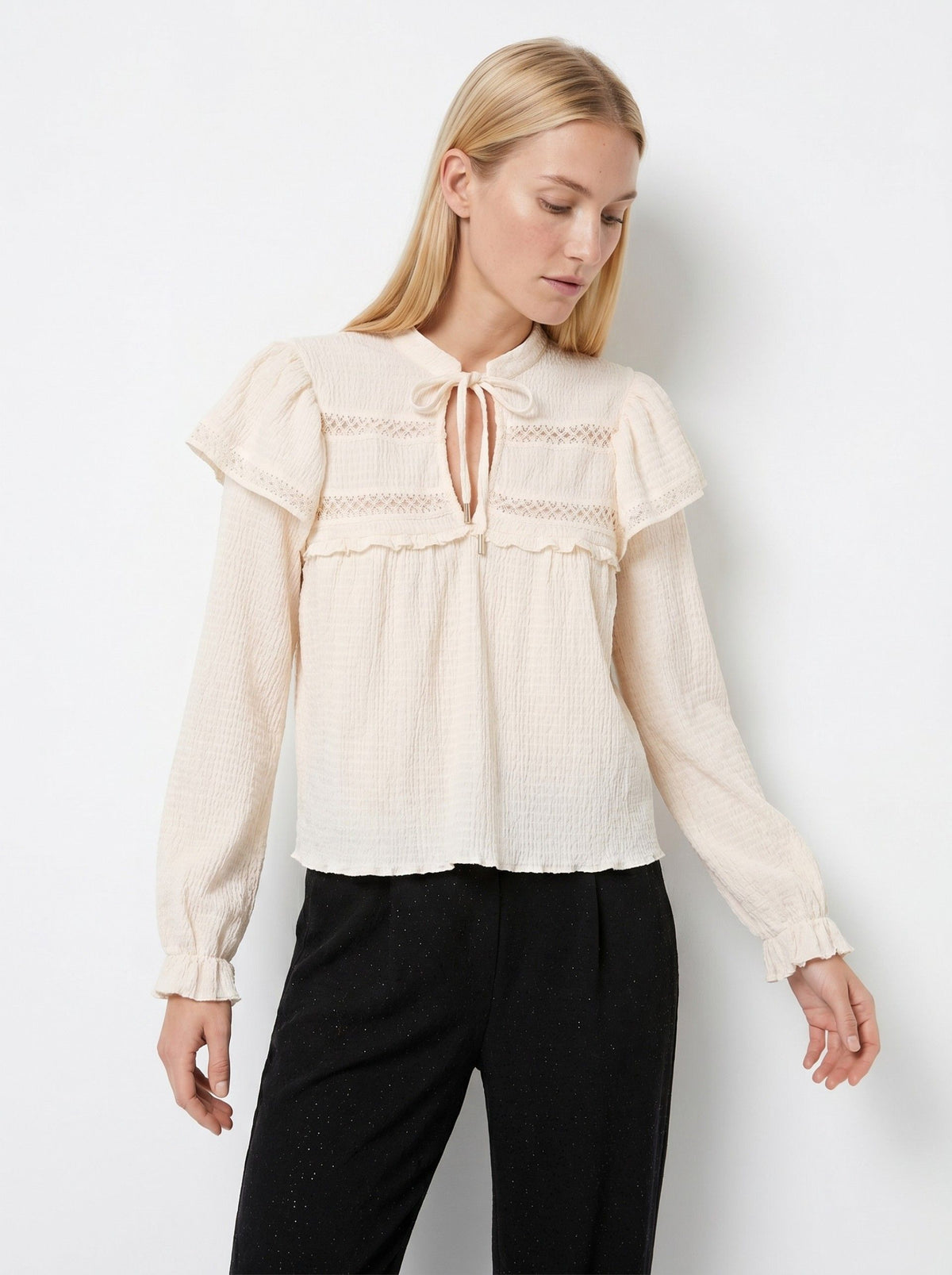 Tiffosi Sainty Camicia Panna Donna AW26
