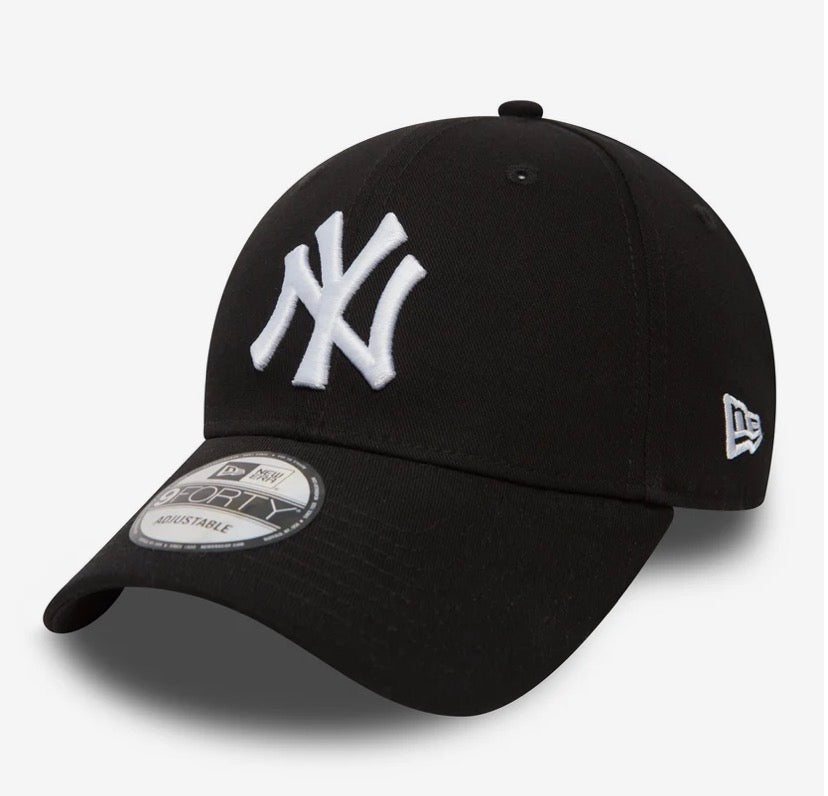NEW ERA Cappello Nero/Bianco Visiera Curva