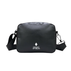 COUNTY OF MILAN MARCELO BURLON Tracolla in Ecopelle Basic Nero