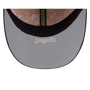 NEW ERA Cappello Con Visiera Pre-Curved 59Fifty Fitted Baltimore Orioles Arancione/Nero Con Dettagli Ricamati