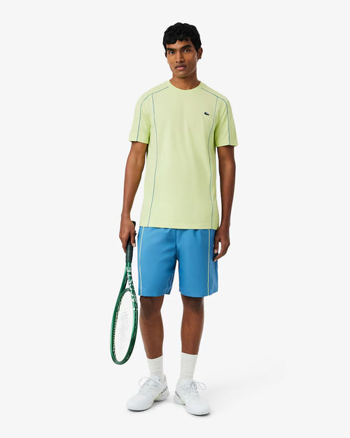 LACOSTE Completino Con Bordino e Logo Retro Gialla/Azzurra