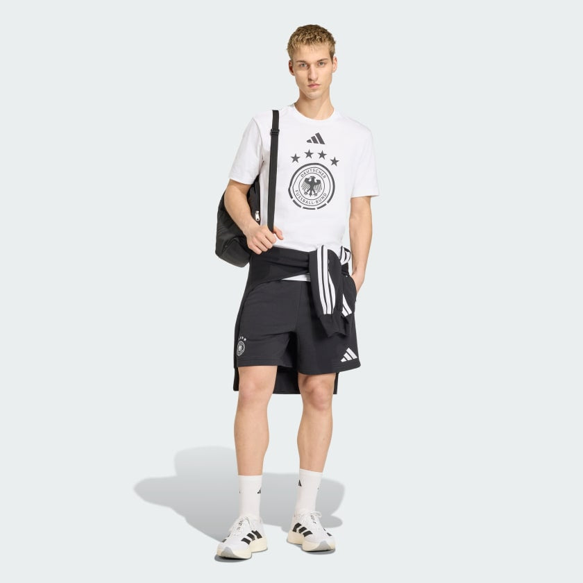 Adidas Completino T-Shirt e Pantaloncino Nero Germania